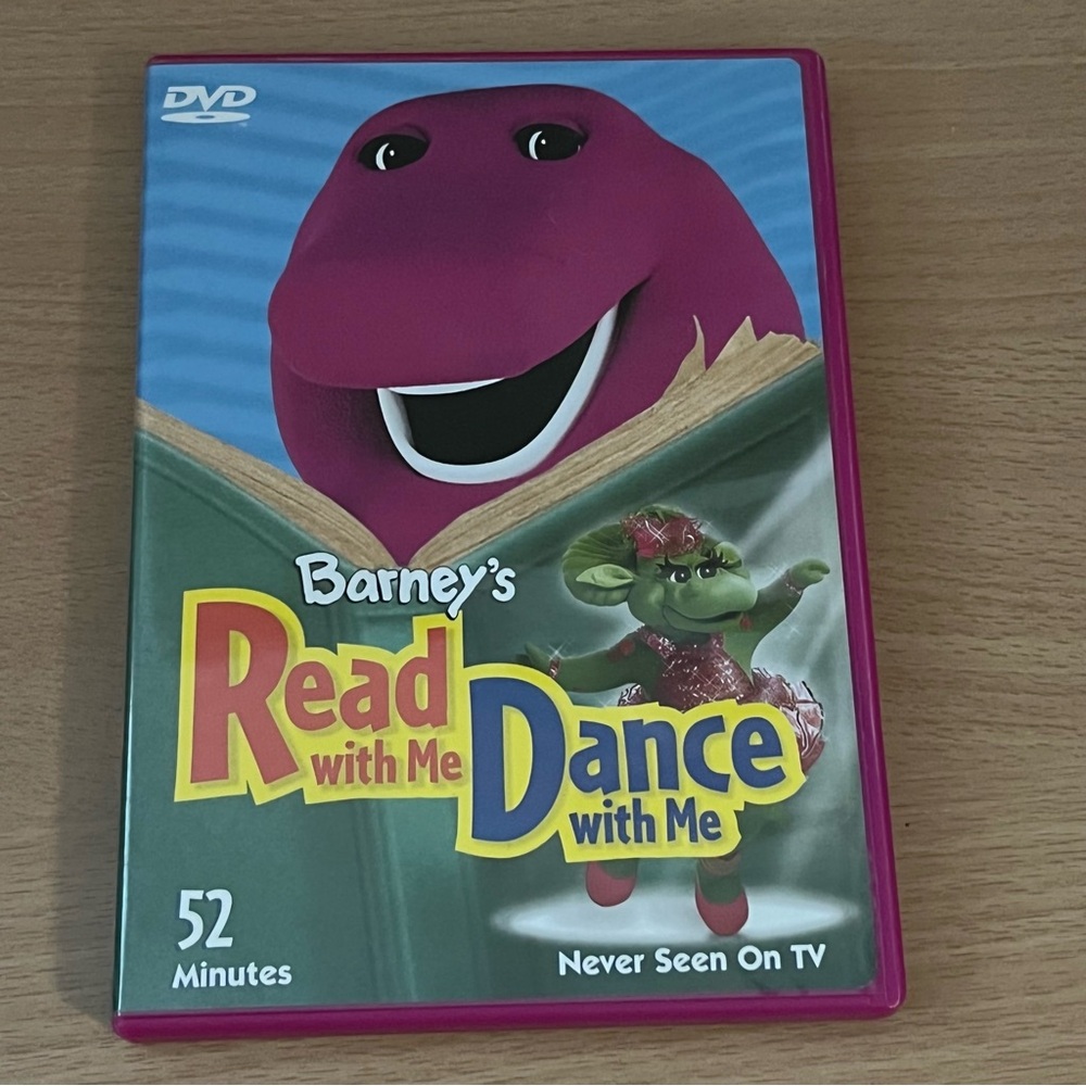 Read With Me Dance With Me Barney and Friends DVD 2003 HIT 2 Episodes 52 Minutes